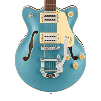 Gretsch G2655T Streamliner CB JR DC Bigsby Arctic Blue Elektro Gitar